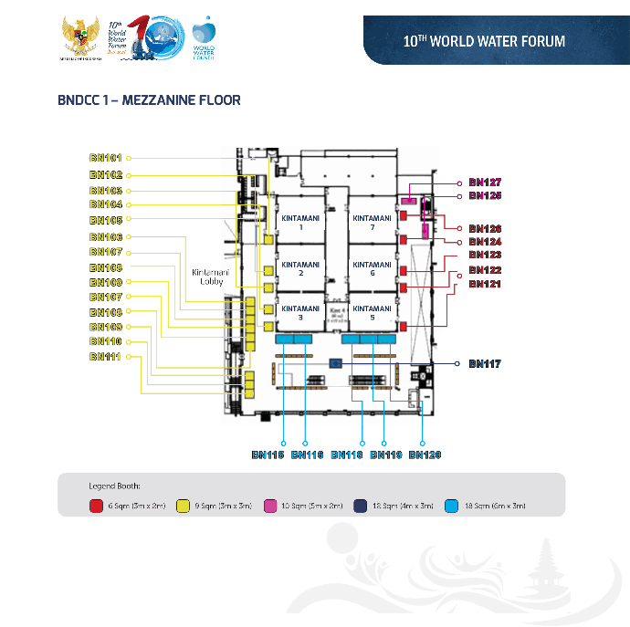 FLOOR MAPS 10th World Water Forum 2024